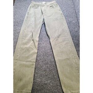 Princess Polly Womans 26x29 Size 2  Jeans Olive Green Made In Australia